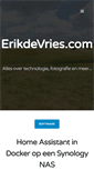 Mobile Screenshot of erikdevries.com
